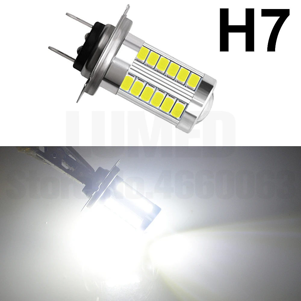 10x H8 H11 светодиодный H4 H7 HB4 9006 HB3 9005 туман светильник s лампы 5630 SMD вождение автомобиля ходовой огонь автоматические светодиоды светильник 6000 К белый свет 12 В