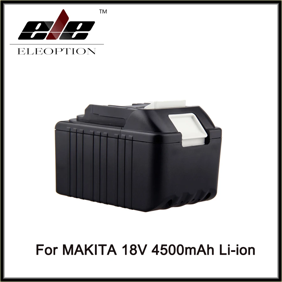 

18V 4500mAh High Capacity Rechargeable Li-ion Replacement Power Tool Battery for Makita 18V BL1830 BL1840 LXT400 BL1815 194230-4