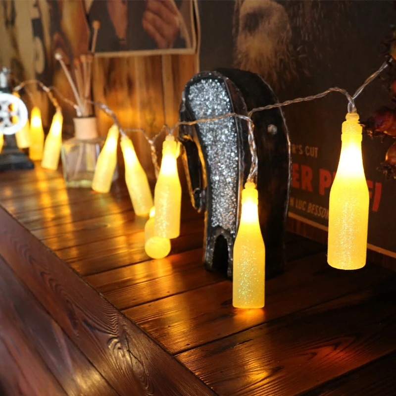 

3M 20LED Wine Bottle LED Fairy String Lights Home Wedding Garland AA Battery Operated Led Christmas String Light