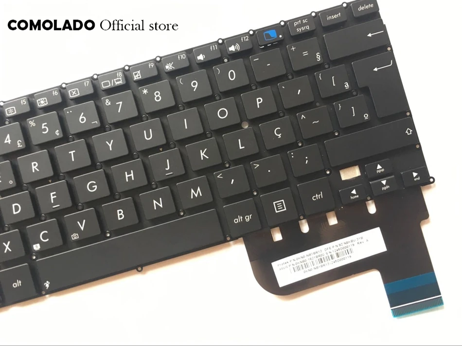 BR Brazil Keyboard For ASUS TAICHI 21 Black Without Frame Laptop Keyboard BR Layout (2)