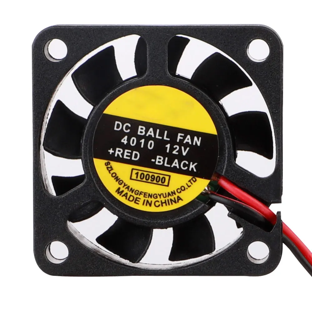 

Cooling Fan 12V 24V 2 Pin with Dupont Wire Brushless 40*40*10 Cool Fans Part Quiet DC 40m Cooler Radiato 3D Printers Parts