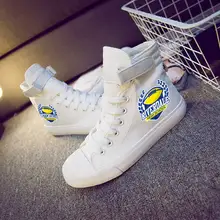 ТВ ривердейл смешные мужские печатные картины мультфильм холст верхние кроссовки со шнурком колледж персонализировать Плимсолл обуви A193111