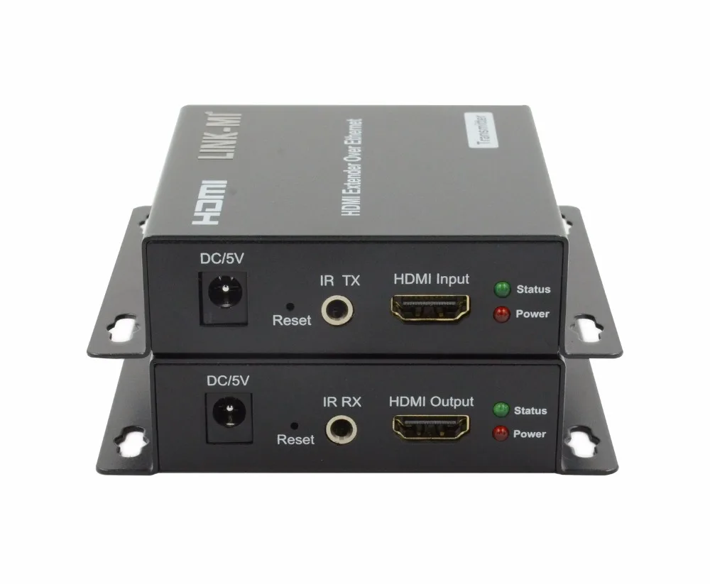 LINK-MI LM-EX22 HDMI Extender Over IP plug RJ45 HDMI сигнала 120 м по Cat5e/6 сигнал высокой четкости продлить усилитель