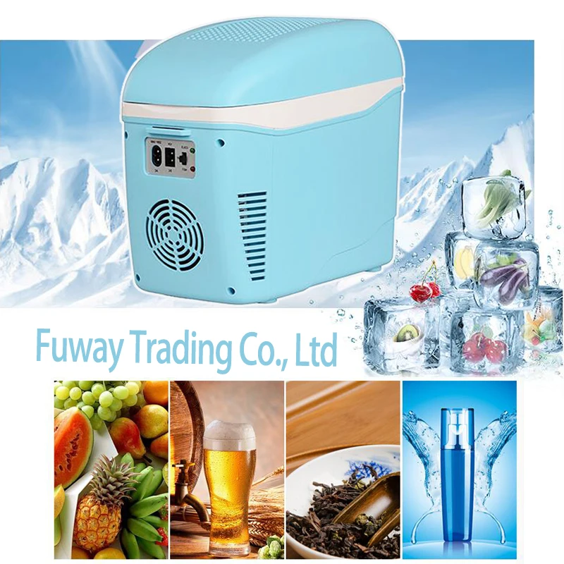 ^Cheap 7.5L Portable Mini Car Fridge Vehicle Electric ABS Multi-Function Home Cooler Freezer Warmer Refrigerator Fridge Auto Supply