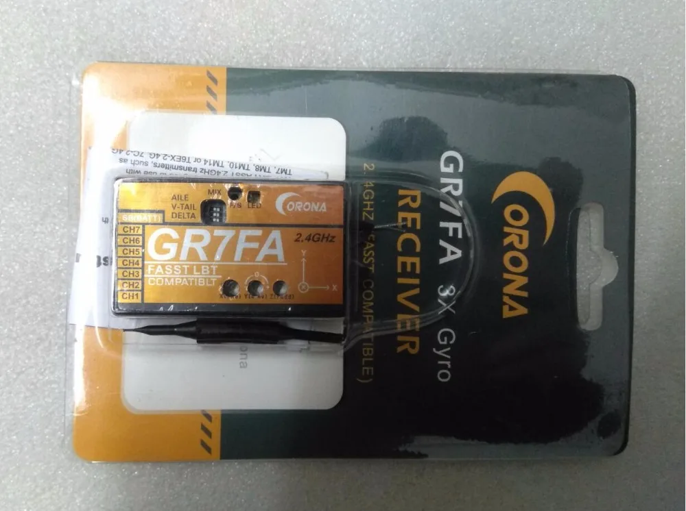 

CORONA GR7FA 7CH S.BUS Receiver With Gyro Compatible Futaba FASST Transmitter