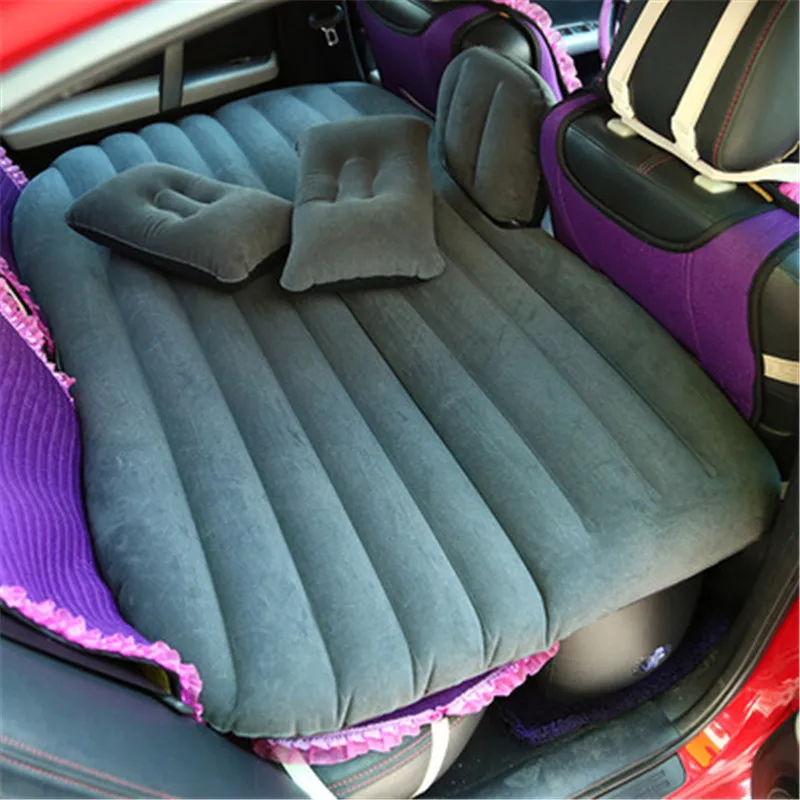 

Car Travel Inflatable Mattress Air Bed Cushion Outdoor Camping Mat Cushion Mattress Universal SUV Extended Air Couch with Pillow