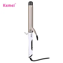 Kemei  Adjustable Temperature Ceramic Curling Iron Hair Curler Rapid Heating Curling Iron Hair Shaping Machine