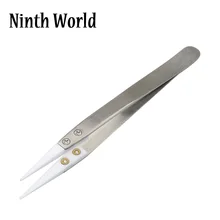 " термостойкий и Непроводящий белый керамический Пинцет термостойкий к высоким температурам для пинцетов при обжиге