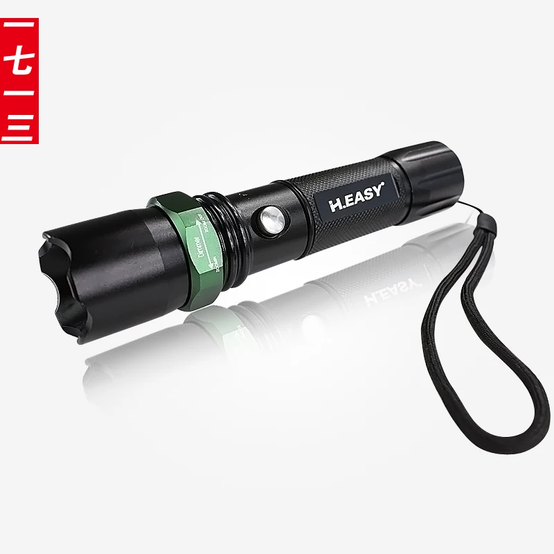 8009 glare flashlight cree q5led charge flashlight waterproof ridein