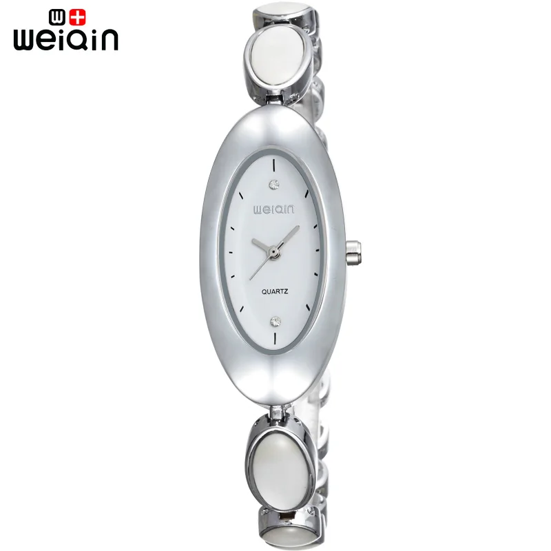 

WEIQIN Dress Original Jewelry Bracelet Watches For Women Outdoor Elegant Woman Quartz-watch Date Fake Diamond Relojes Mujer 2018