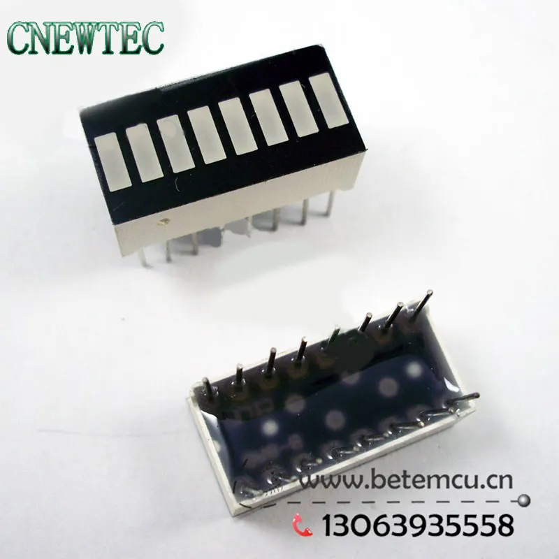

CPB081020A/BR 8 Segment Red LED Bar-graph Display plane display tube 10PCS/LOT