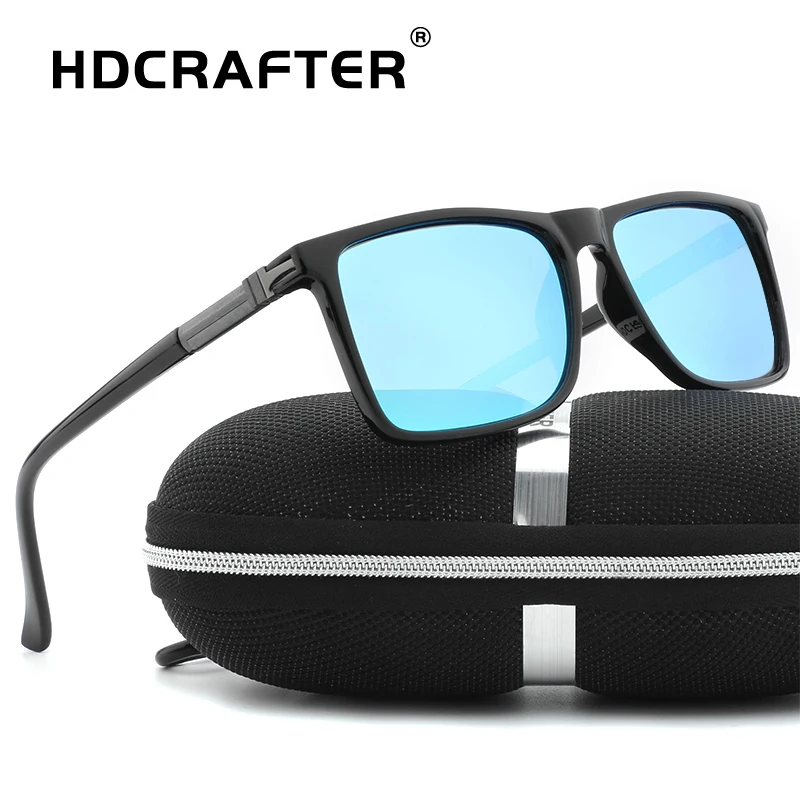 

Rectangle Sunglases Men Polarized Square Sun Glaasses for Man Mirrored Eye Glasses Uv400 Brand Desginer Gafas De Sol Hombres