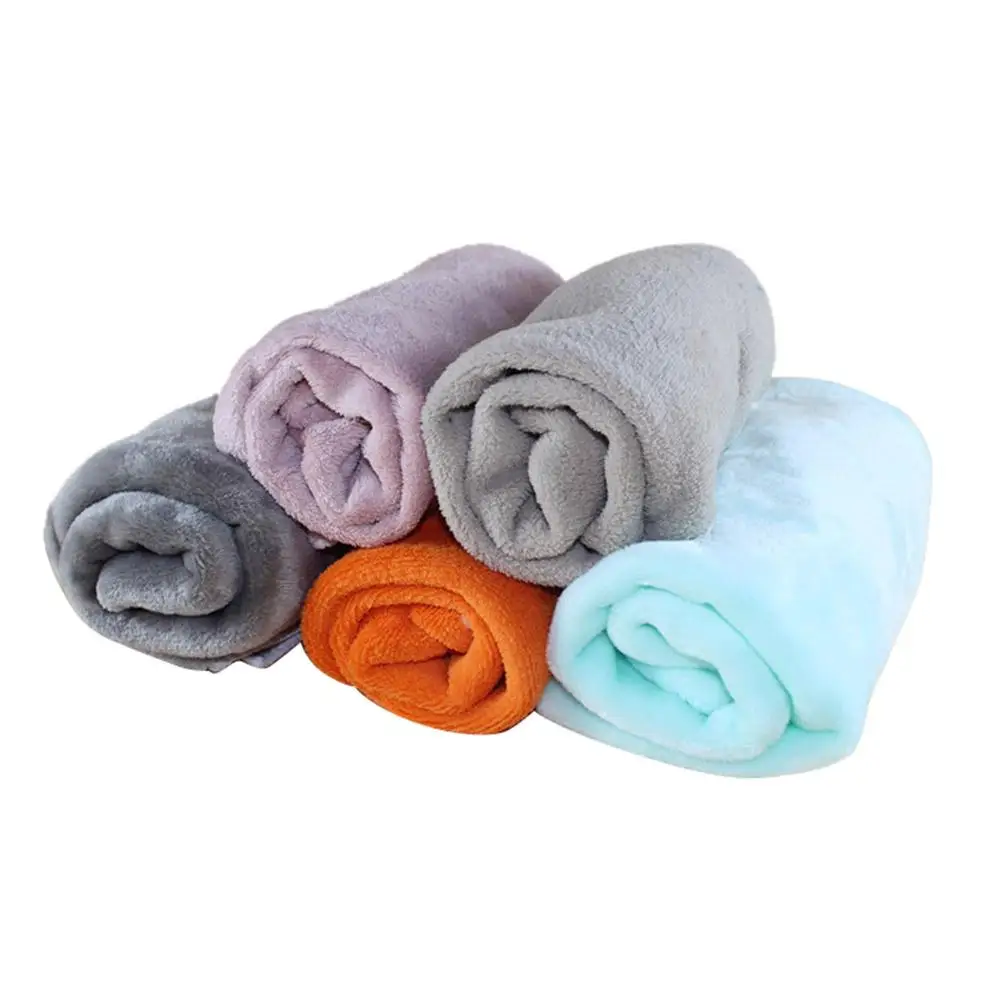 

Super Soft Warm Dog Bed Soft Flannel Fleece Solid Warm Pet Blanket Sleeping Bed Cover Mat For Small Medium Dog Cat Pet Proudct