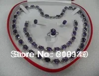 002005 Наборы для ухода за кожей натуральный e Цепочки и ожерелья браслет серьги ring8