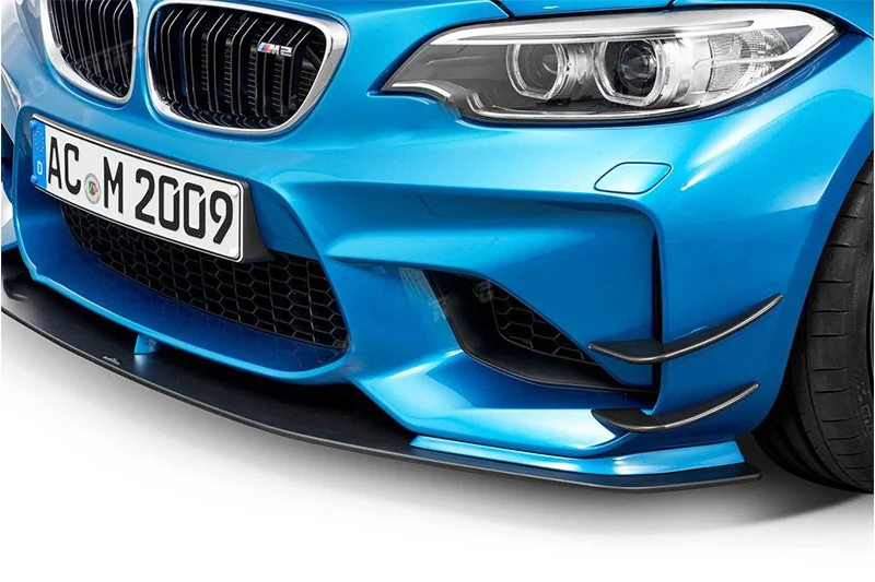 Углеродное волокно для оперения переднего бампера/воздуховоды сплиттеры для BMW M2 F87