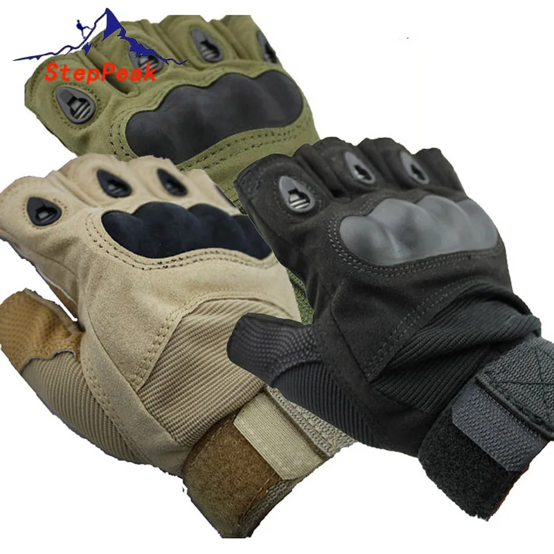 

2019 Outdoor Sports Finger less Glove Military Tactical Airsoft Hunting Bike Gloves Half Finger Gloves