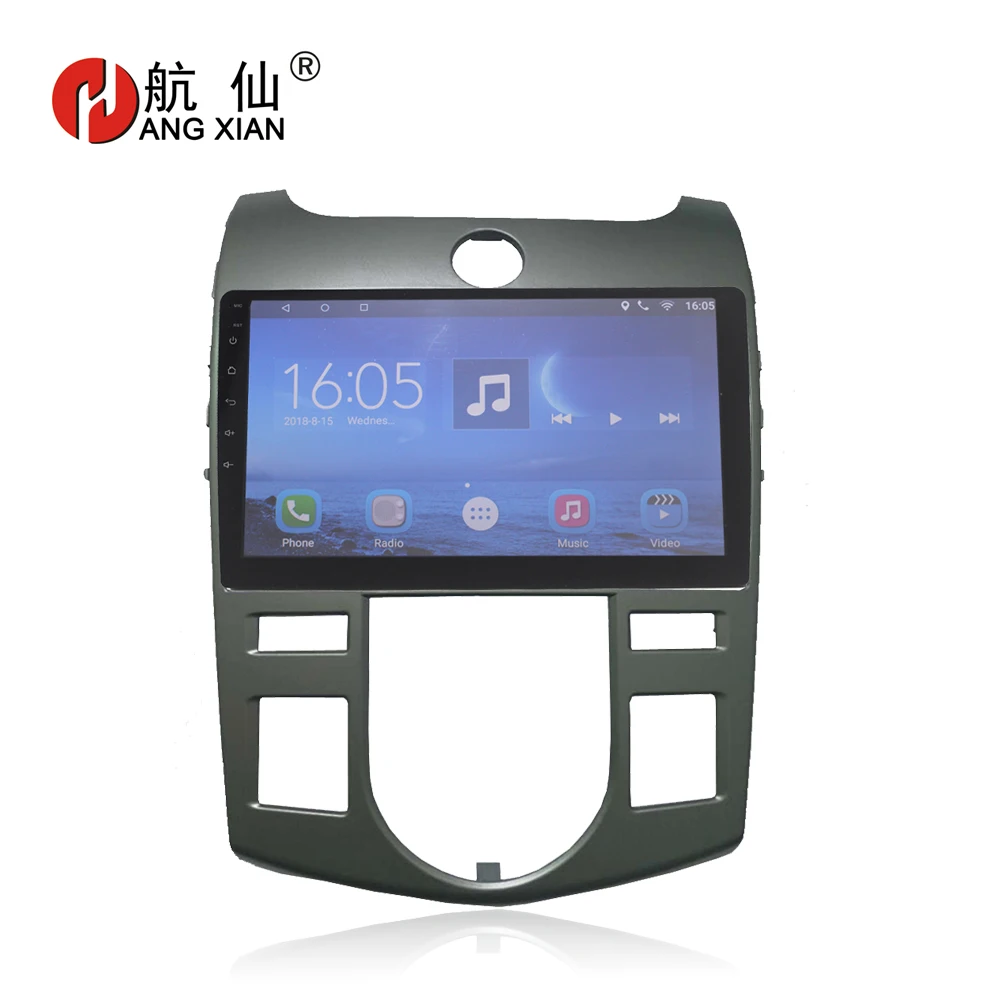 Bway " автомобильный радиоприемник для KIA Forte 2009- четырехъядерный Android 7.0.1 автомобильный dvd плеер с gps-навигатором с 1G ram, 16G rom