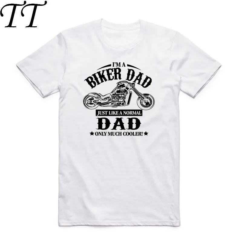 

2019 Print I'm A Biker Dad Grandpa Men T Shirt Summer Short Sleeve O-Neck Casual Motorcycle Homme Tshirt