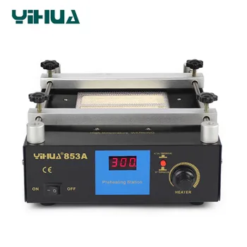 

Digital Preheat Soldering Station High Power ESD BGA Rework Station PCB Desoldering IR Preheating 110V/220V YIHUA 853A