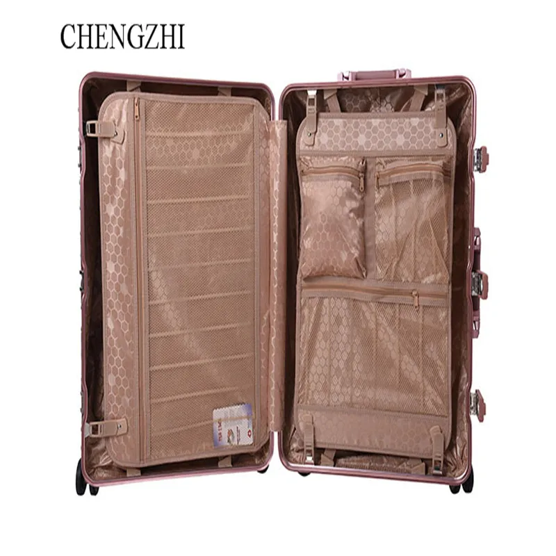 CHENGZHI 2" 24" 2" 29" дюймов высокой емкости алюминиевая рама Спиннер колеса тележка для багажа на колесах чехол для чемодана для поездки
