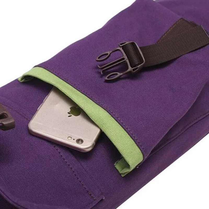  Canvas Yoga Bag Sports Bags Pilates Bag Portable Shoulderbag Men Women Fitness Backpack Sports Gym 