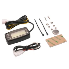 font b Digital b font LCD tach hour meter font b thermometer b font temp