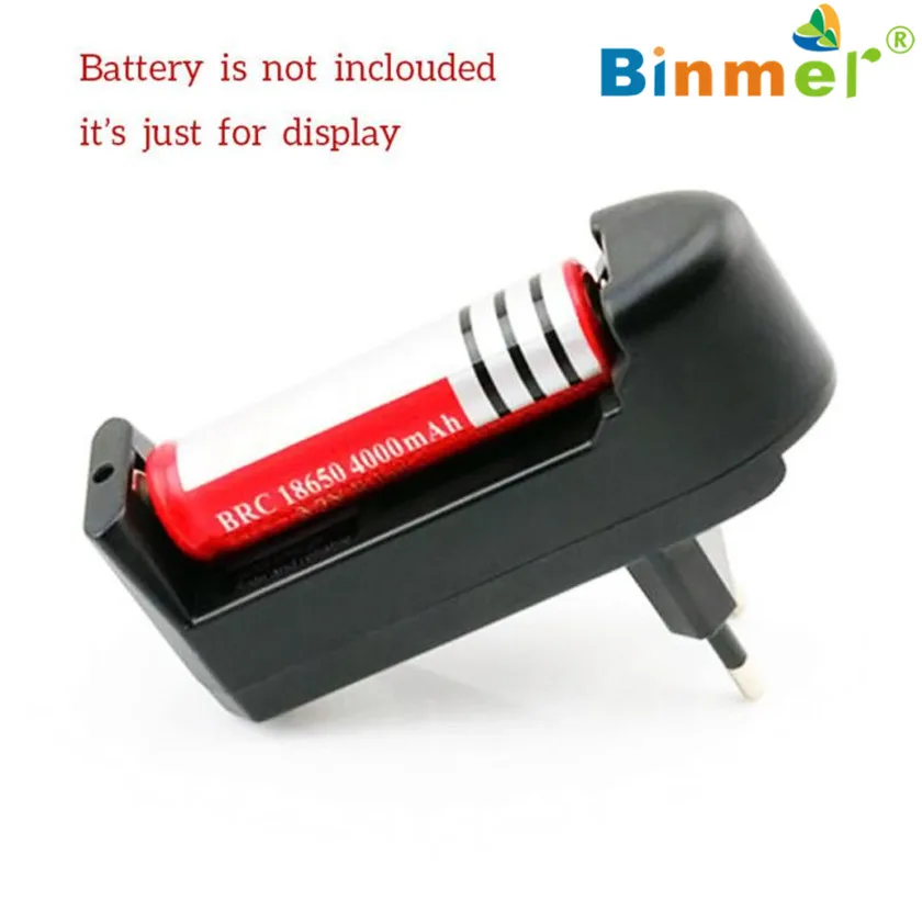 

Adroit 1PC Universal EU Plug Charger Case For 3.7V 18650 16340 14500 Li-ion Rechargeable Battery CS61107 drop shipping