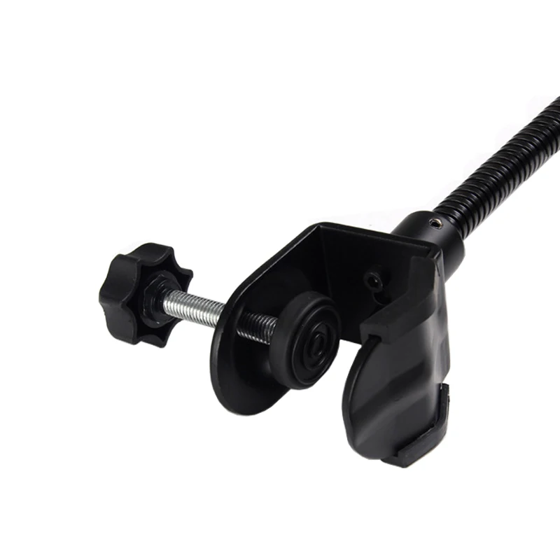 Pro Photo Studio Lights Stand Background Holder C Clamp Clip Flex Arm Reflector
