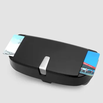 

2019 Car Glasses Case Box Sunglasses Storage Pockets for SsangYong Actyon Turismo Rodius Rexton Korando Kyron Musso Sports