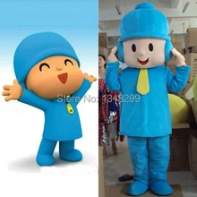 Талисман синий Pocoyo маскарадный костюм нарядное платье модный на заказ костюм маскарадные костюмы маскот тема карнавальные наборы костюмов