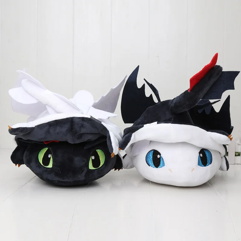 

changeable Toothless plush How to Train Your Dragon 3 Plush Toy Night Fury Light Fury Stuffed Plush Doll