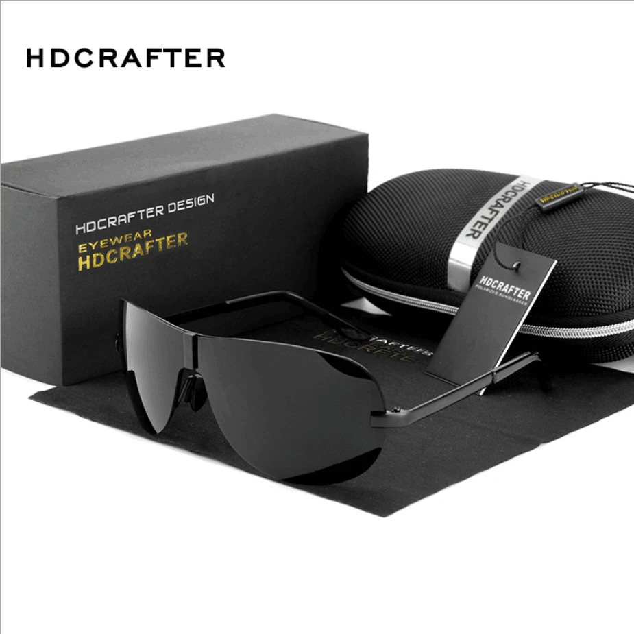 Очки солнцезащитные HDCRAFTER Мужские поляризационные модные брендовые