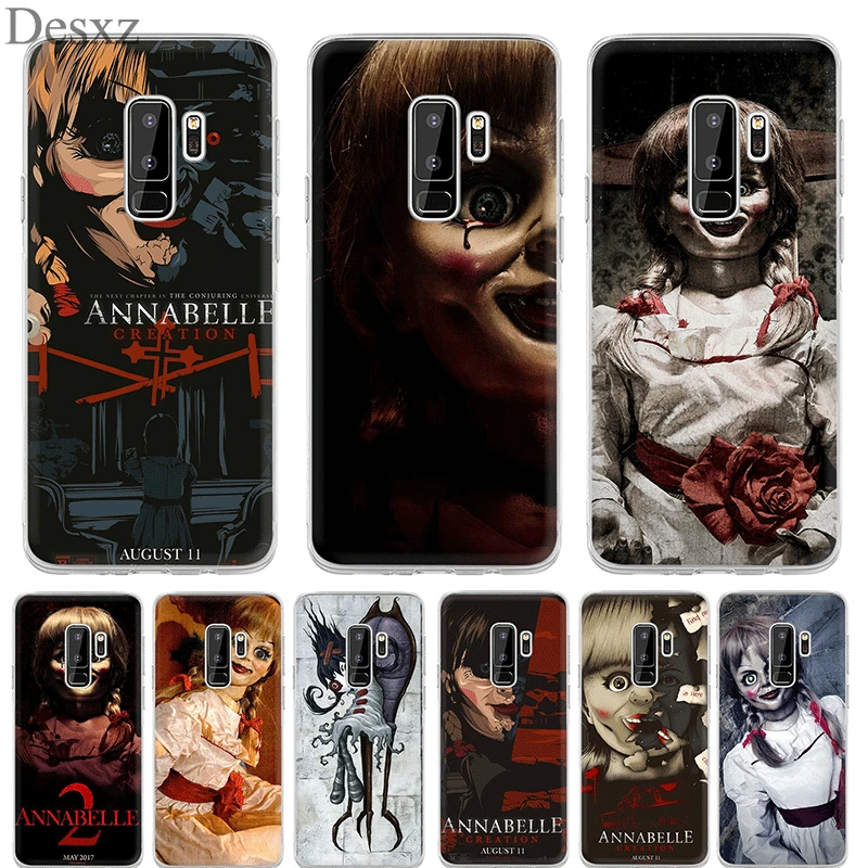 Annabelle Creation Horror чехол для телефона Samsung Galaxy S8 S9 Plus Note 8 9 S7 Edge мягкие чехлы из ТПУ |