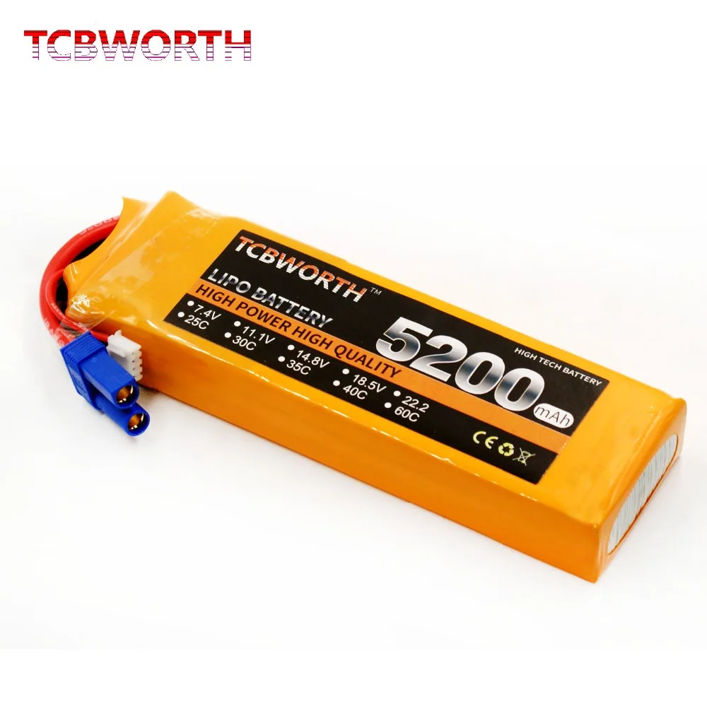 s para rc Lipo Bateria 7.4 v 5200 Mah 35c Explosão 70c Avião Helicóptero Drone Carro Barco Caminhão Baterias Xt60 - t 2 s rc 4 5200??-17