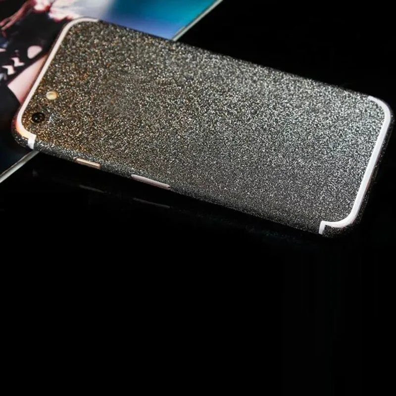 1 Pc/lot 360 Degrees Shine Bling Full Body Decal Skin Phone Sticker Cover For iphone 7 7 Plus