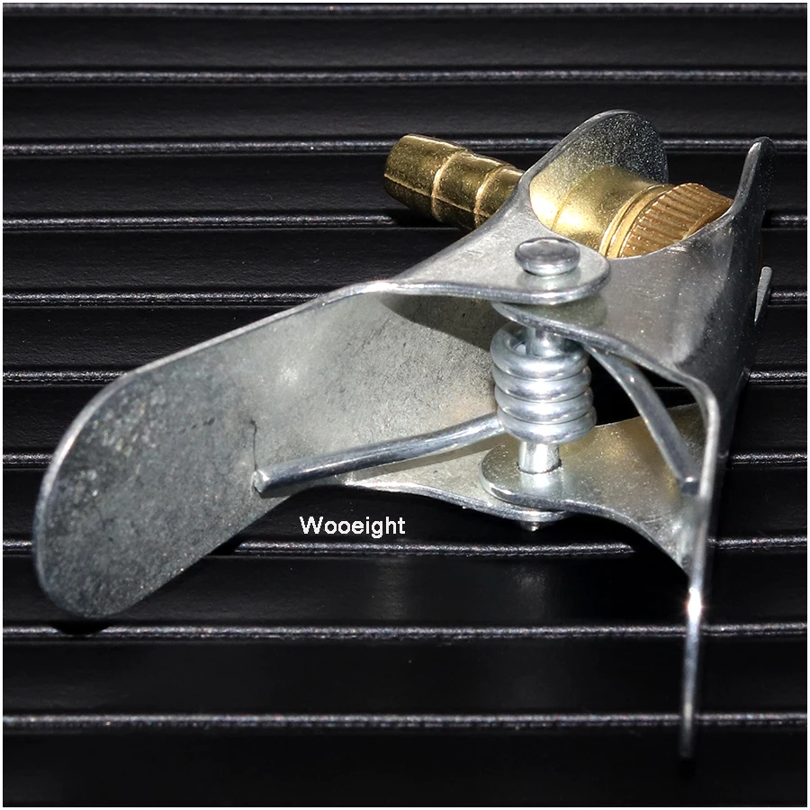 Wooeight 1Pc New 6mm Zinc alloy inflatable Car Truck Tire Clamp Brass Valve Air Pump Chuck Clip Tire Valve Collet Pneumatic Pump (5)