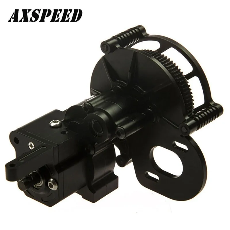 Axial Wraith 90018 90020 90031 Alloy Transmission Case Gear Box Steel Gears BLACK BR D110in
