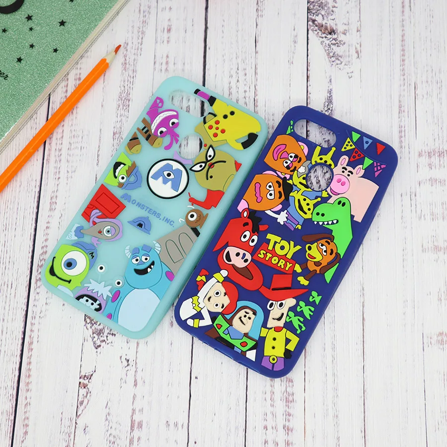 

Cute Cartoon 3D Toy Story Monsters University Sulley Mike Phone Case for OPPO F9 F9 Pro Soft Silicone Cover Coque Fundas Capa