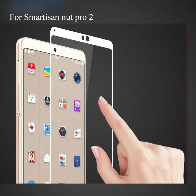 Полное покрытие корпуса 9H пленка для Smartisan nut pro 2 Защитная экрана защитное стекло