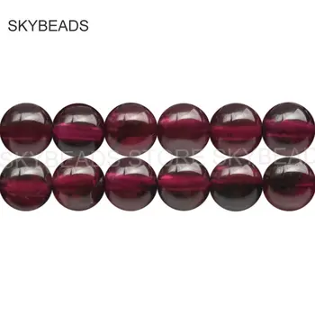 

Good Quality AAAA Natural Red Garnet Gemstone Round 4mm 6mm Beads for Jewelry Making January Birthstone Beads Online for Sale