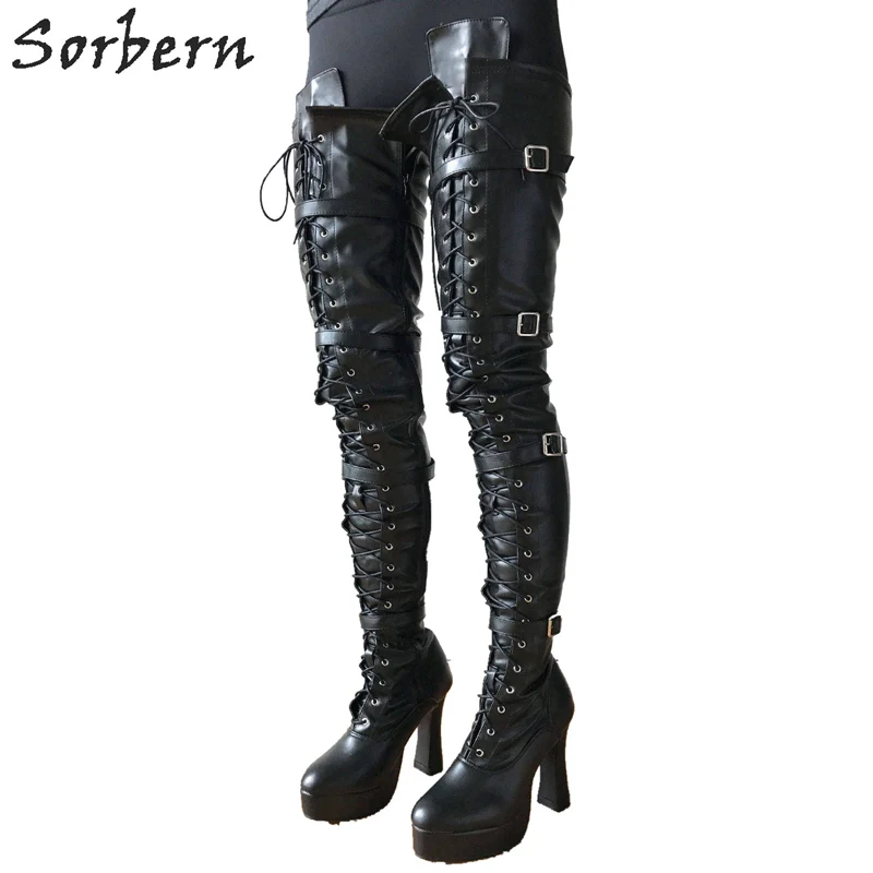 thigh high stiletto boots