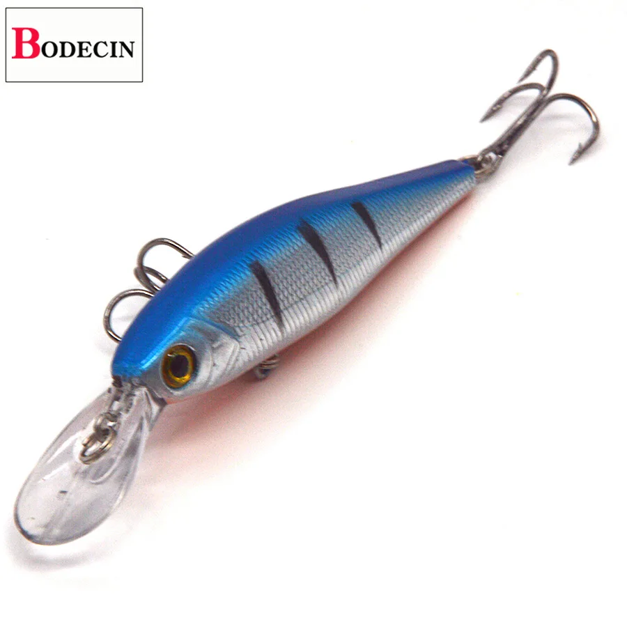 8PCS Artificial Lures For Fishing Supplies China Peche Minnow Wobbler Trolling Trolls Sea Fishing Tackle Plastics Trout Baits (3)