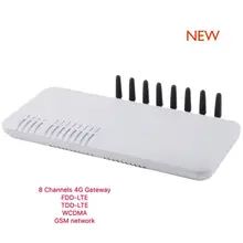 DBL GoIP 8-4G 8 портов LTE WCDMA GSM шлюз sip IP LTE Шлюз VoIP 8 каналов asterisk, elastix