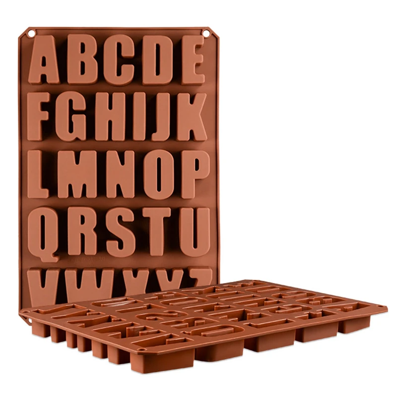 

1Pc Baking Tools DIY 26 English Alphabet Chocolate Silicone Non-stick Mold Fondant Candy Cookies Cake Mold Kitchen Accessories