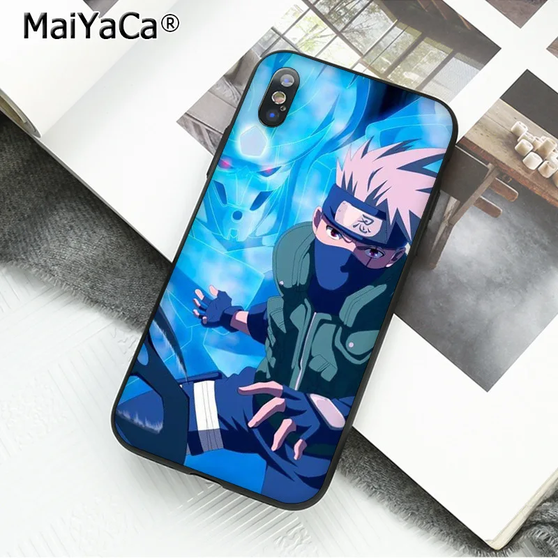 MaiYaCa чехол для телефона боль Hokage Наруто Какаши shippuden rinnegan для iPhone 6S 6plus 7plus 8 8Plus X Xs MAX 5 5S XR - Цвет: A1