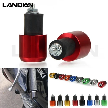 

2019 Universal Motorbike Handlebar End Plug Slider Motorcycle 7/8'' Handle Bar Cap Cover For Honda CRF CR VFR CBR CB XADV VTR NC
