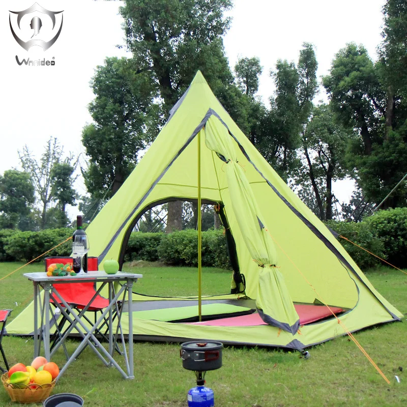 

3-4 person 4-season outdoor tent Rainproof speed tents Sun Beach camping Hiking tent 210 t polyester PU3000mm ZS6-2604