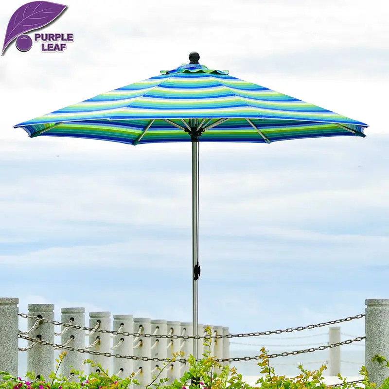 Purple Leaf Outdoor patio umbrella balcony parasol garden sombrilla de