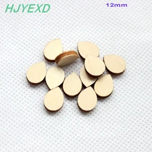 12 мм/16 мм Высокое качество пустое дерево серьги-гвоздики Tear Drop аксессуары незавершенный деревенский бисер-CT1440