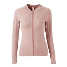 Женская Повседневная однотонная v-образный вырез с длинным рукавом спандекс молния осень, зимняя эластичная рубашка Спортивная Обычная тонкая